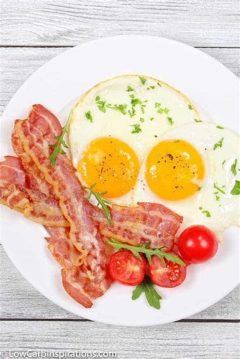 Classic Bacon and Eggs - Low Carb Inspirations