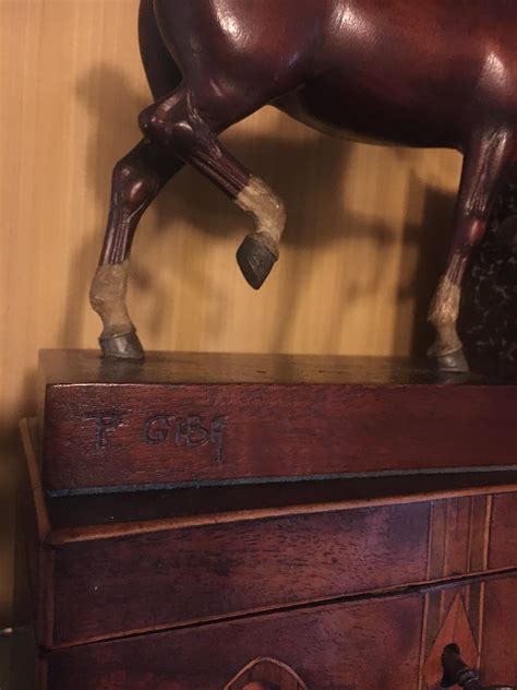 Three Spectacular Peter Giba Horse Sculptures Along With Three P Giba ...