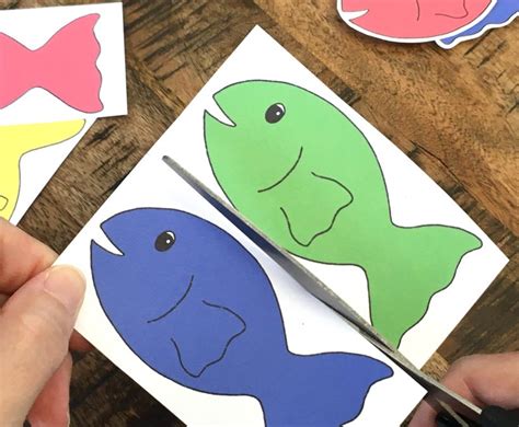 fish preschool game diy  homeschool printables