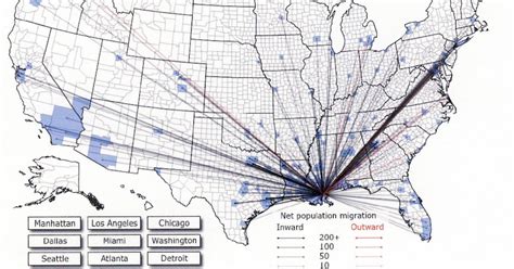 random notes: geographer-at-large: Migration Patterns of Americans ...