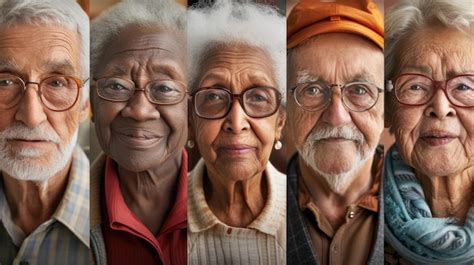 premium photo diverse elderly individuals display wisdom  unified