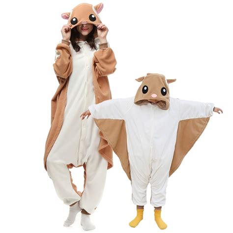 Flying Squirrel Onesie Costumes for Kids & Adults - Favounicorn.com