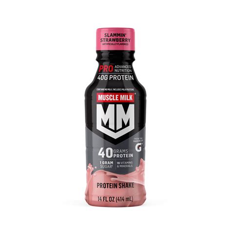 Muscle Milk Pro Series Slammin' Strawberry Ready to Drink Protein Shake