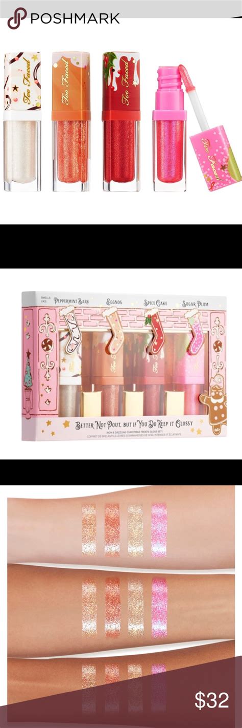 👄4-PC Too Faced Lip gloss Set 👄 | Lip gloss set, Too faced lip gloss ...