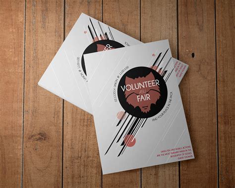 Geometric Volunteer Flyer on Behance