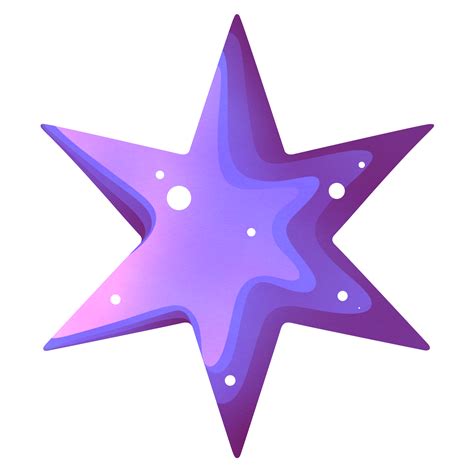 Violet star in open space 43729434 PNG
