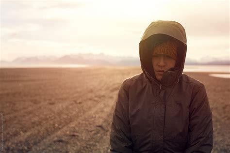 portrait  cold traveller  stocksy contributor daxiao productions