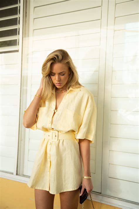 The Blake Dress / Lemon – Luna Lane