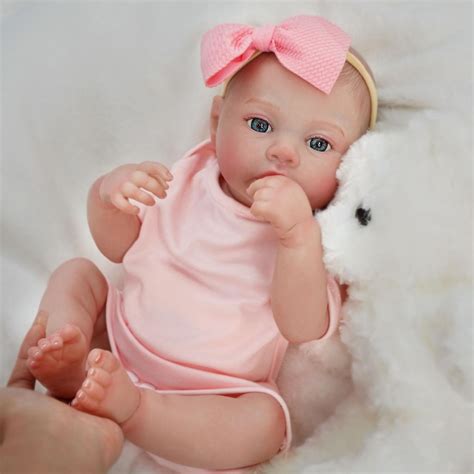 Bebe Reborn Menina Silicone - Brastoy Pintada Bebê Reborn Boneca Realistic Silicone Menina Original ...