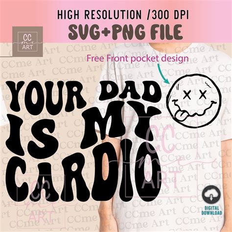 Your Dad is My Cardio Svg Hot Dad Svg Cardio Svg for Cricut - Etsy