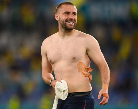 Download Luke Shaw Shirtless Wallpaper | Wallpapers.com