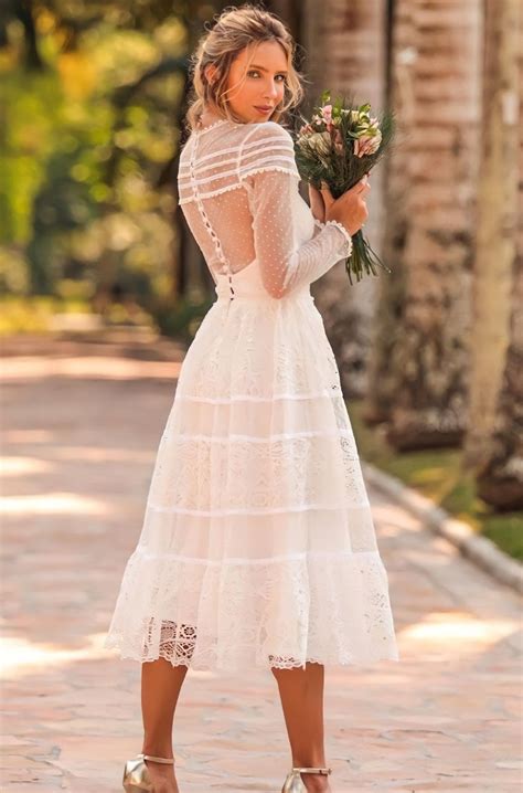 Vestido Pra Casamento Civil - Vestido de noiva para casamento civil: mais de 20 looks para você ...