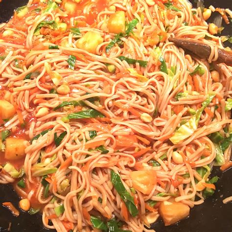 Vegan Sweet & Sour Noodles