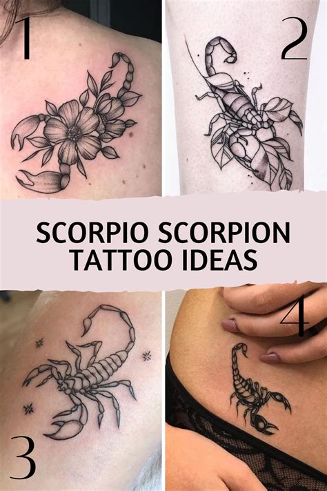 Enticing Scorpio Tattoos & Ideas {Fiery Water Sign} - Tattoo Glee