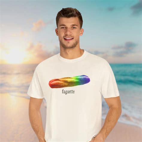 Faguette LGBT Shirt, LGBT Baguette T-Shirt, Funny Pride Shirt, French