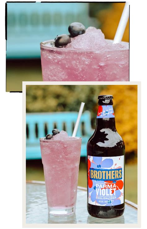 Ways to enjoy the new Brothers cider flavours, including Parma Violet!