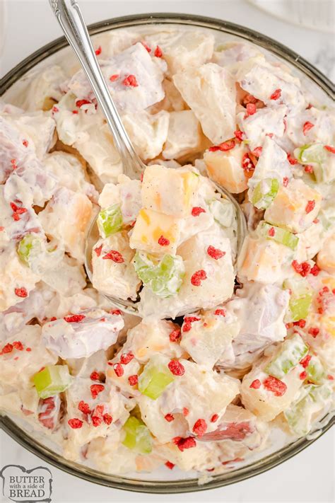 HAM AND CHEESE POTATO SALAD - Butter with a Side of Bread