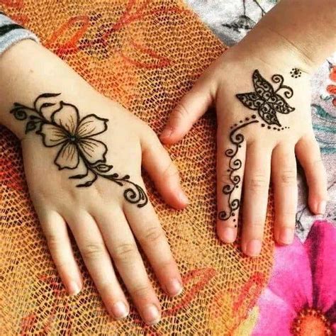 easy simple mehndi designs  kids