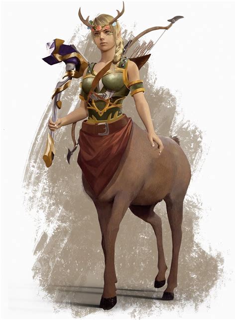 Commission done for my alseid character in DnD by Sam Kanios Female