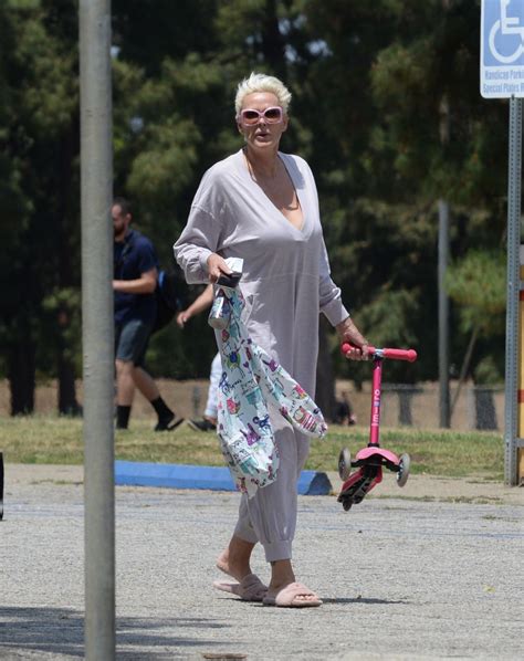 Brigitte Nielsen at the Park in LA 05/09/2021 • CelebMafia