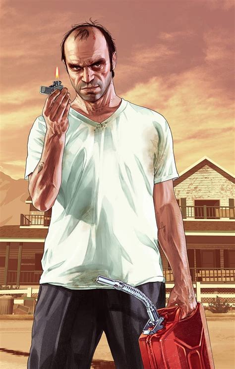 Trevor Philips. 그림, 얼굴, 간ì§, GTA 5 Trevor HD telefon duvar kağıdı | Pxfuel