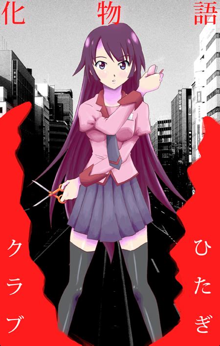 Art: Senjougahara Hitagi – An Archive of Mistakes of Youth: The Blog
