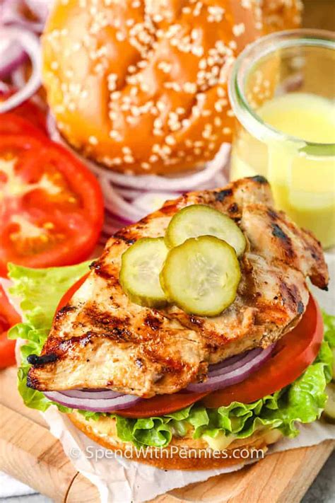 grilled chicken sandwich spend  pennies ulkse