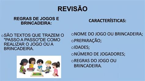 ATIVIDADE N°5 REGRA DE JOGOS E BRINCADEIRAS (AULA GRAVADA) - YouTube