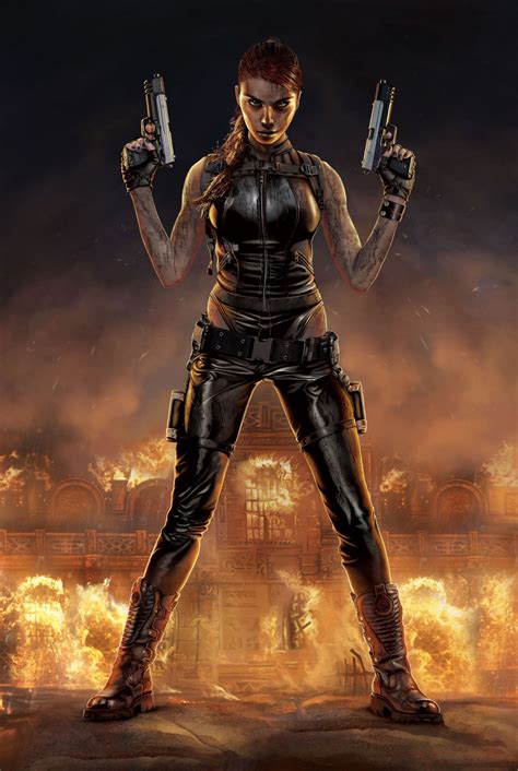 Lara Croft Doppelganger by Stefan Valkanov - ח פ י