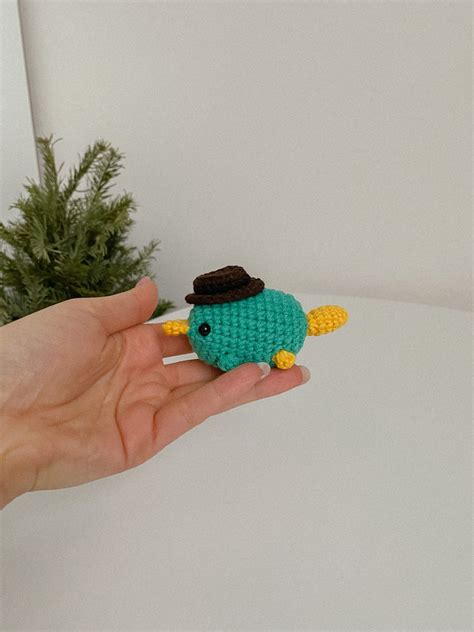 Cute crochet platypus small amigurumi platypus toy platypus handmade