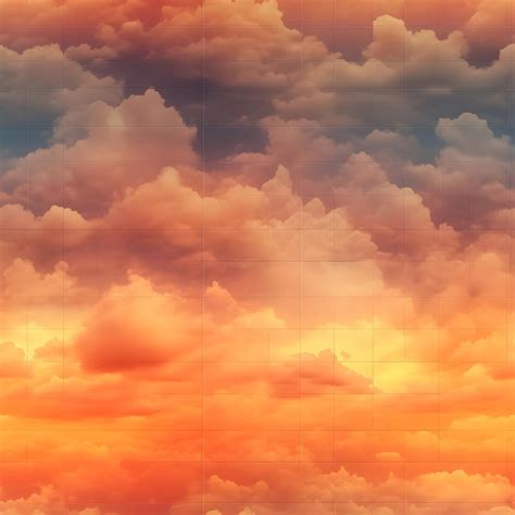 Premium AI Image | Sunset Sky Texture