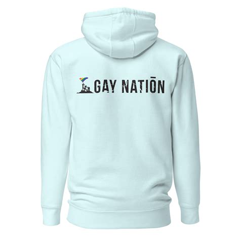Gay Nation Dual Light Unisex Hoodie - Gay Nation