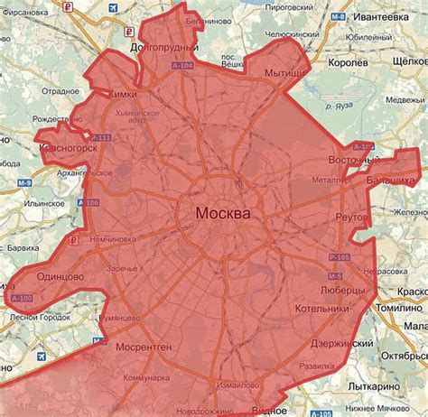 Расширение Москвы: новые границы и карта на 2024 год | схема, план