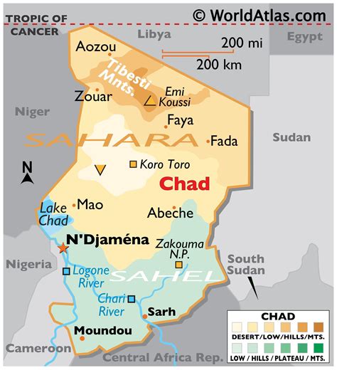 Chad Maps & Facts - World Atlas