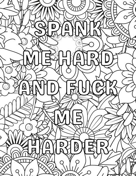 Best 13 free adult coloring pages swear words – Artofit