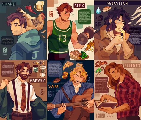 Stardew Valley Bachelors by Miranimations on DeviantArt
