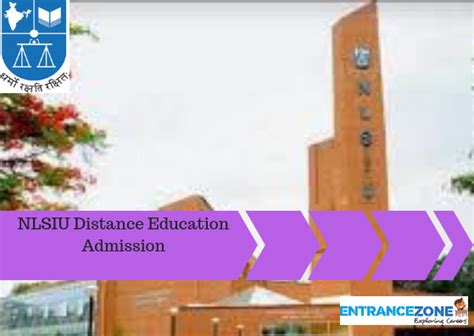 NLSIU Distance Education Admission 2023: Application Form - Admissions