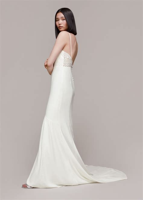 Ivory Sylvie Bodice Wedding Dress | WHISTLES | Whistles UK