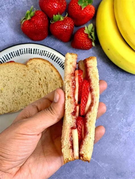 Fruit Sandwich Recipe - Indian Veggie Delight