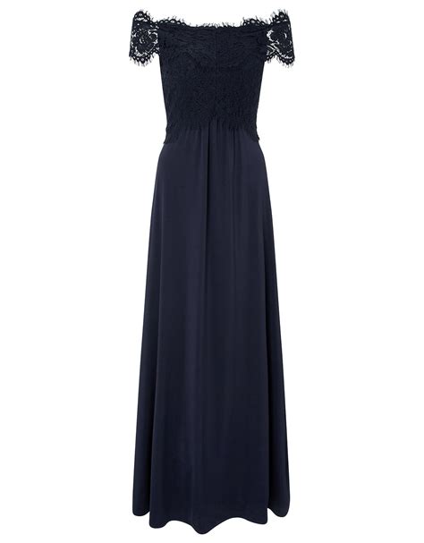 Monsoon Valerie Bardot Maxi Bridesmaid Dress [MO-FWR1773] - £41.55
