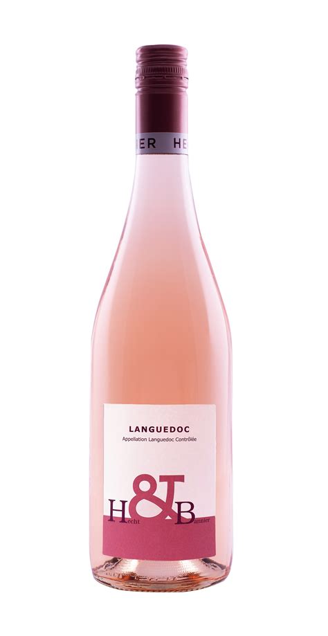 Languedoc rose wine, flourished and fruited| Hecht & Bannier