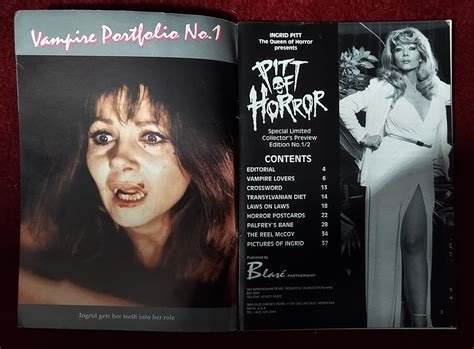 Pitt of Horror ***Vampire Portfolio No.1 *** Special Limited Collector
