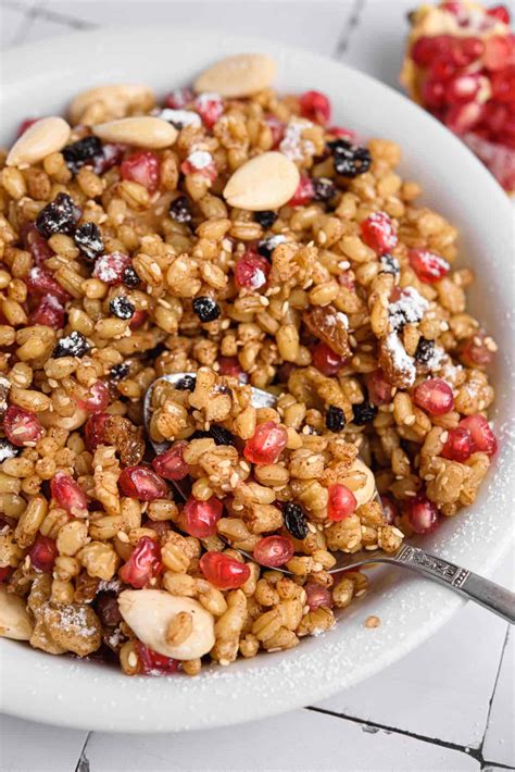 Koliva - Wheat Berry Memorial Food - Real Greek Recipes