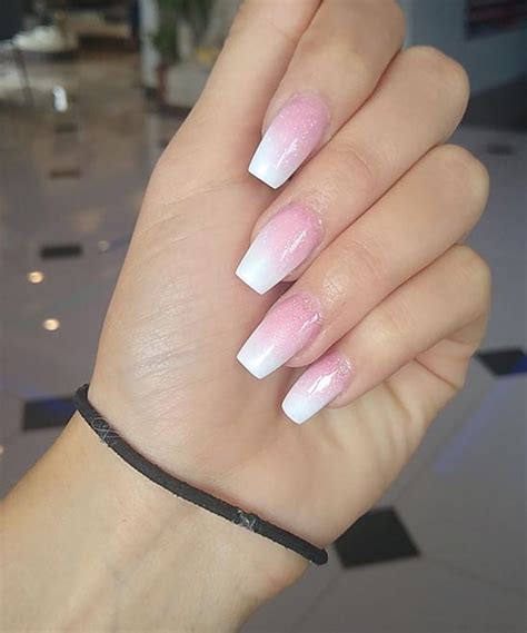 Pink and White Coffin Nail Combinations - TailoringinHindi