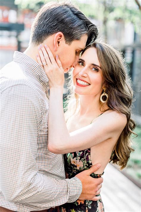 Fun and Colorful Ponce City Market Rooftop Engagement | abbybyrd.com