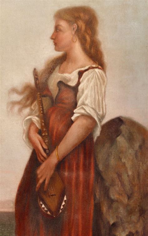 Proantic: H/t Portrait Of Sappho 19th Century