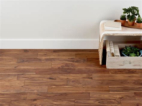 Awtrey Short Leaf Acacia Smooth 3/4 in. T x 4 3/4 in. W Solid Hardwood