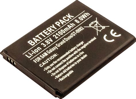 AKKU 13184: Smartphone battery for Samsung devices, Li-Ion, 2100 mAh at ...