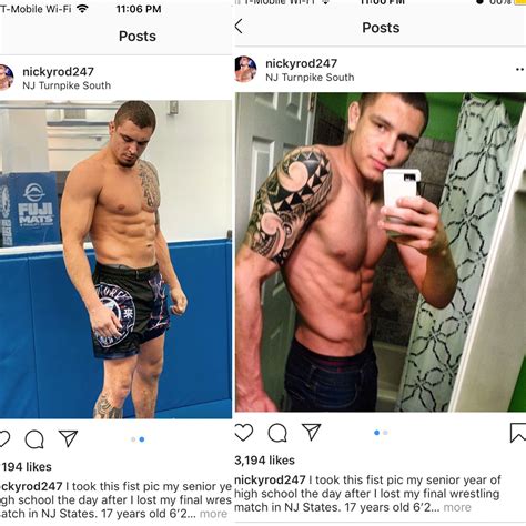Claims natty he does have great genetics if that was him at 18 natty