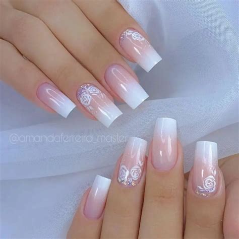 Unhas Decoradas Em Degrade - Unhas decoradas em Degradé 2023 - UNHAS DECORADAS